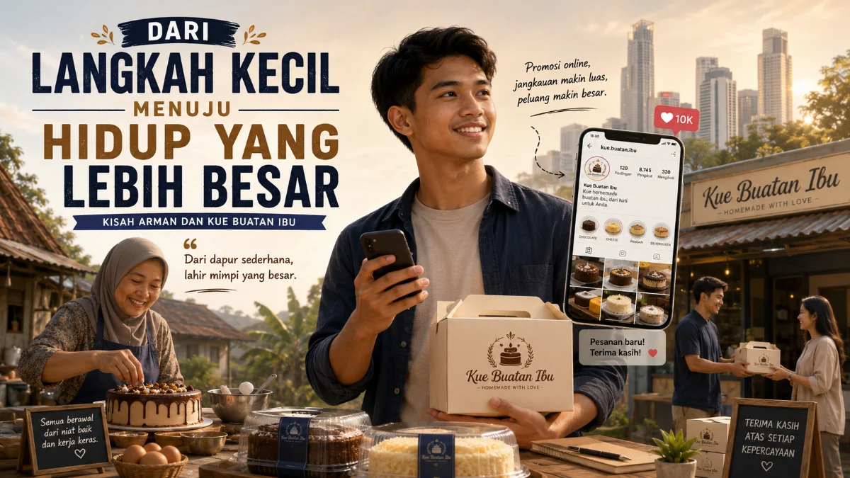 DARI LANGKAH KECIL MENUJU HIDUP YANG LEBIH BESAR.