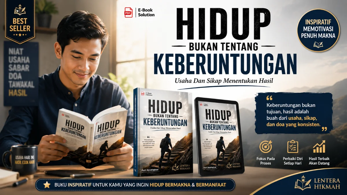 RAHASIA MENJEMPUT KESUKSESAN: MENGAPA HIDUP BUKAN TENTANG KEBERUNTUNGAN