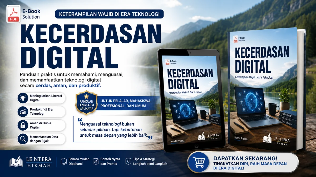 PANDUAN LENGKAP MENGUASAI KECERDASAN DIGITAL DI ERA DISRUPSI TEKNOLOGI