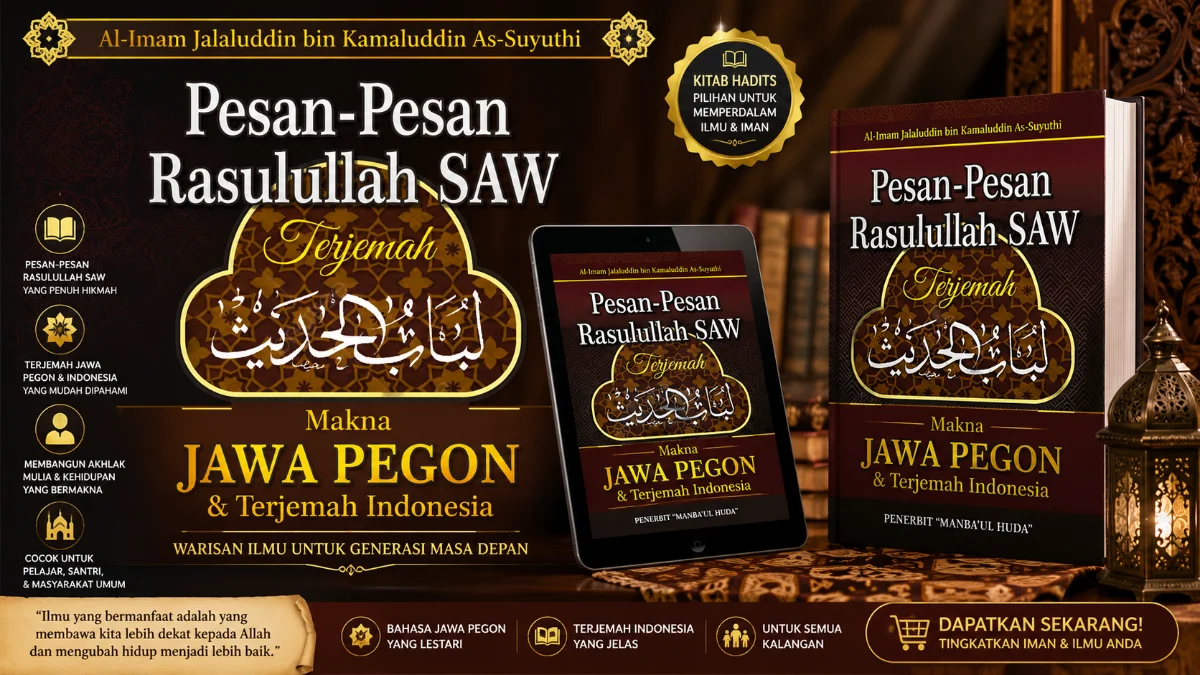 PANDUAN SPIRITUAL NUSANTARA: TERJEMAH LUBABUL HADIS ARAB, JAWA PEGON, DAN INDONESIA