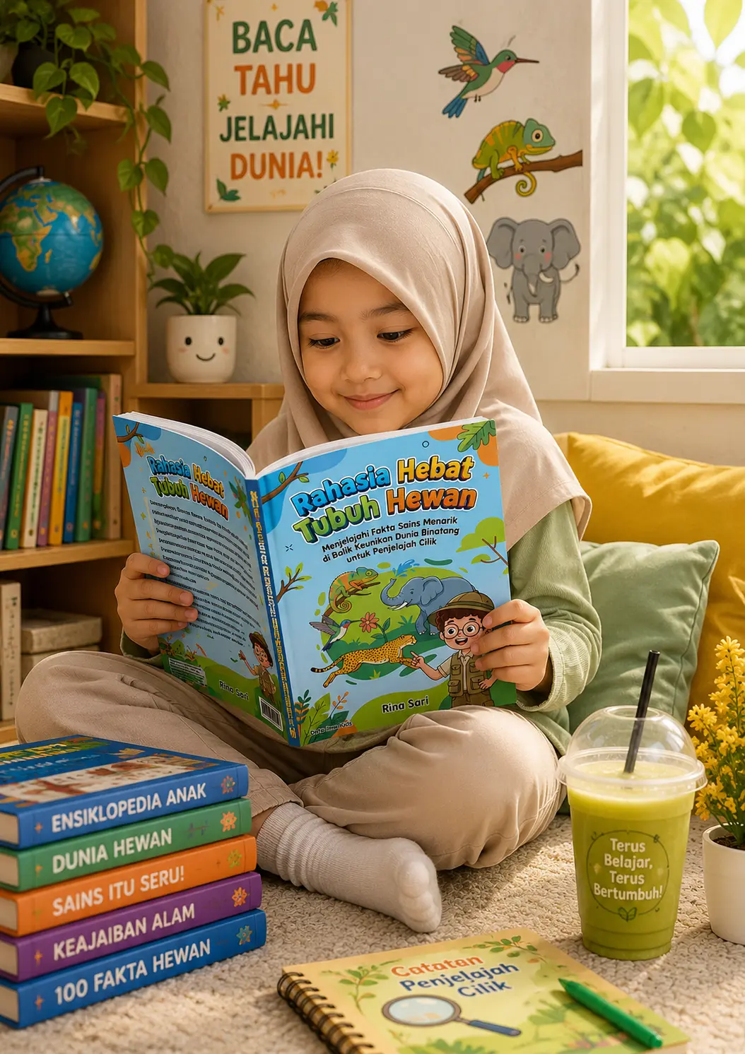 RAHASIA HEBAT TUBUH HEWAN - Menjelajahi Fakta Sains Menarik di Balik Keunikan Dunia Binatang untuk Penjelajah Cilik preview 2