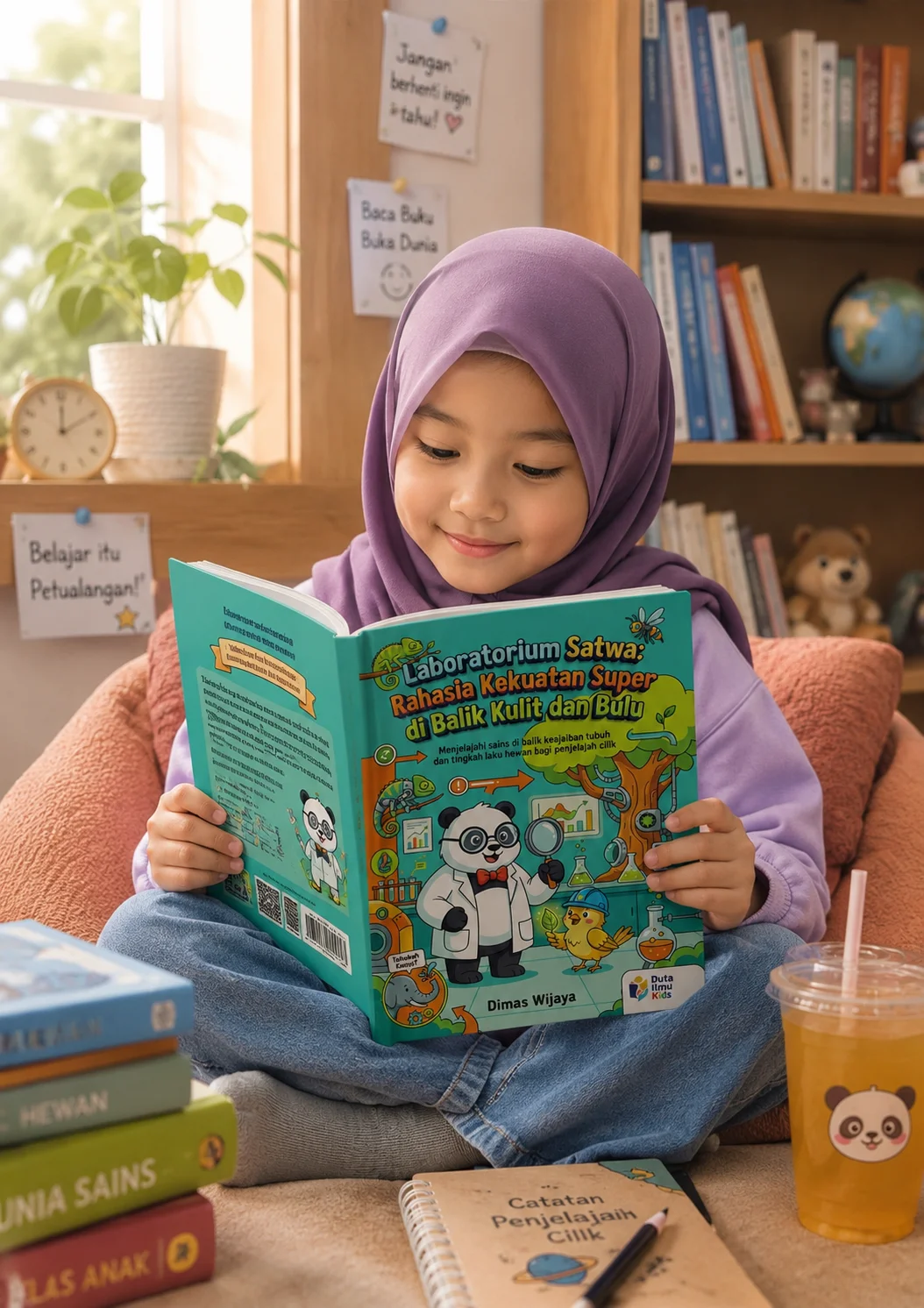LABORATORIUM SATWA: RAHASIA KEKUATAN SUPER DI BALIK KULIT DAN BULU - Menjelajahi Sains Di Balik Keajaiban Tubuh dan Tingkah Laku Hewan Bagi Penjelajah Cilik preview 2