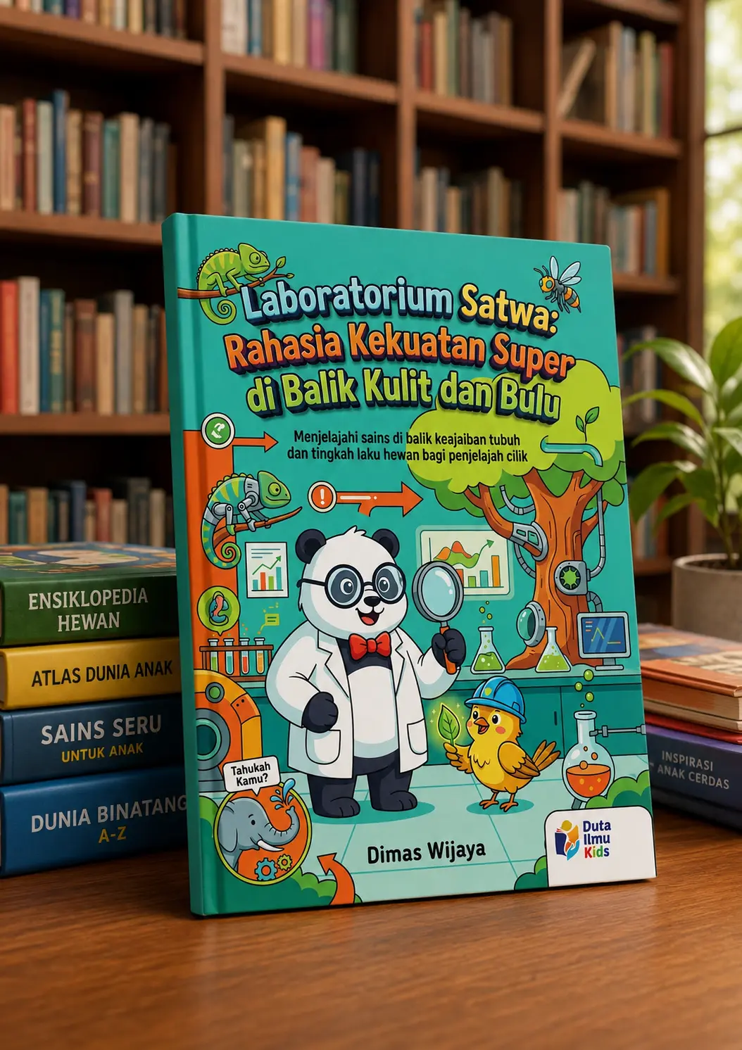 LABORATORIUM SATWA: RAHASIA KEKUATAN SUPER DI BALIK KULIT DAN BULU - Menjelajahi Sains Di Balik Keajaiban Tubuh dan Tingkah Laku Hewan Bagi Penjelajah Cilik preview 3
