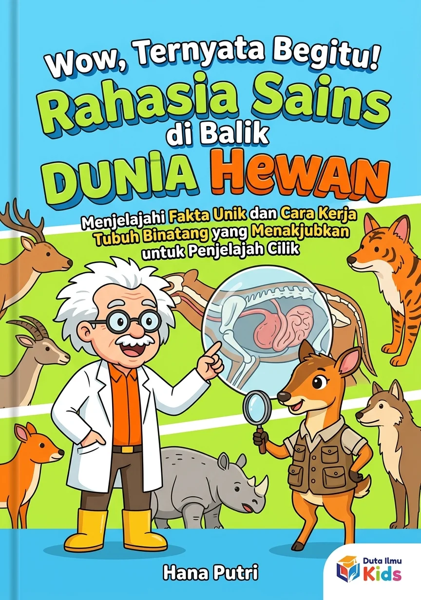 WOW, TERNYATA BEGITU! RAHASIA SAINS DI BALIK DUNIA HEWAN - Menjelajahi Fakta Unik dan Cara Kerja Tubuh Binatang yang Menakjubkan untuk Penjelajah Cilik