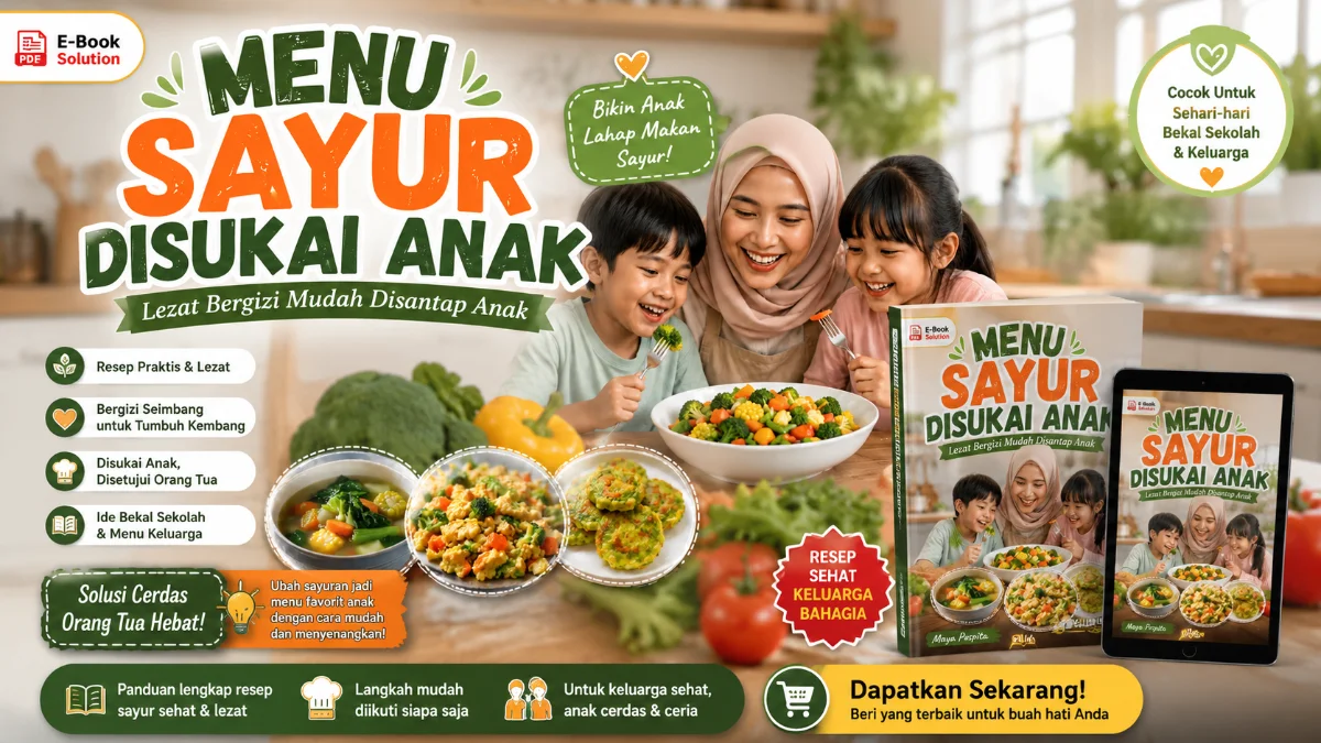 RAHASIA MENU SAYUR DISUKAI ANAK: RESEP LEZAT, BERGIZI, DAN PRAKTIS