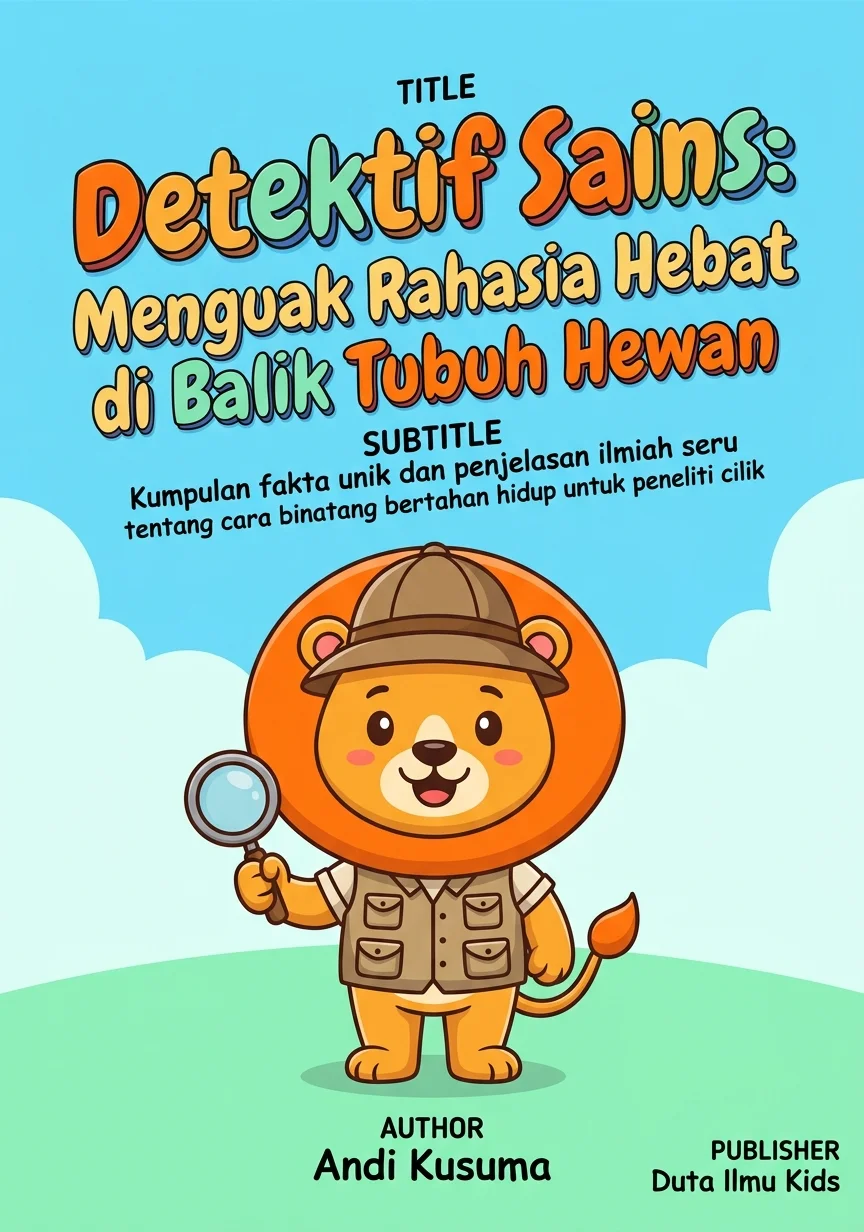DETEKTIF SAINS: MENGUAK RAHASIA HEBAT DI BALIK TUBUH HEWAN - Kumpulan fakta unik dan penjelasan ilmiah seru tentang cara binatang bertahan hidup untuk peneliti cilik