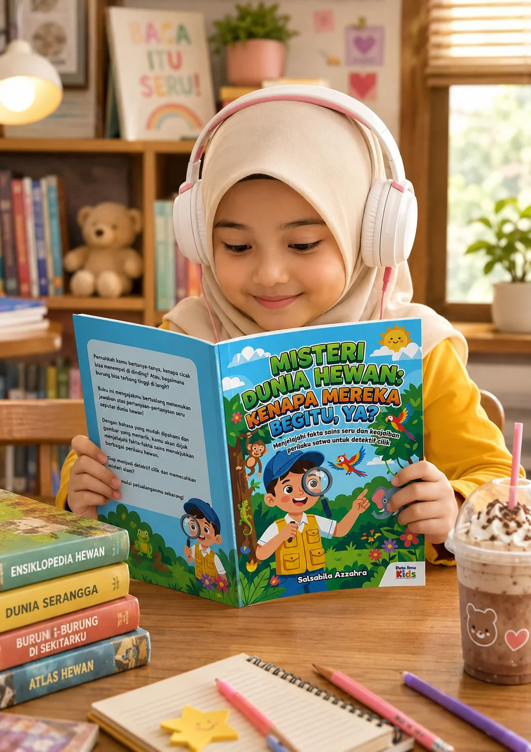 MISTERI DUNIA HEWAN: KENAPA MEREKA BEGITU, YA? - Menjelajahi fakta sains seru dan keajaiban perilaku satwa untuk detektif cilik preview 4