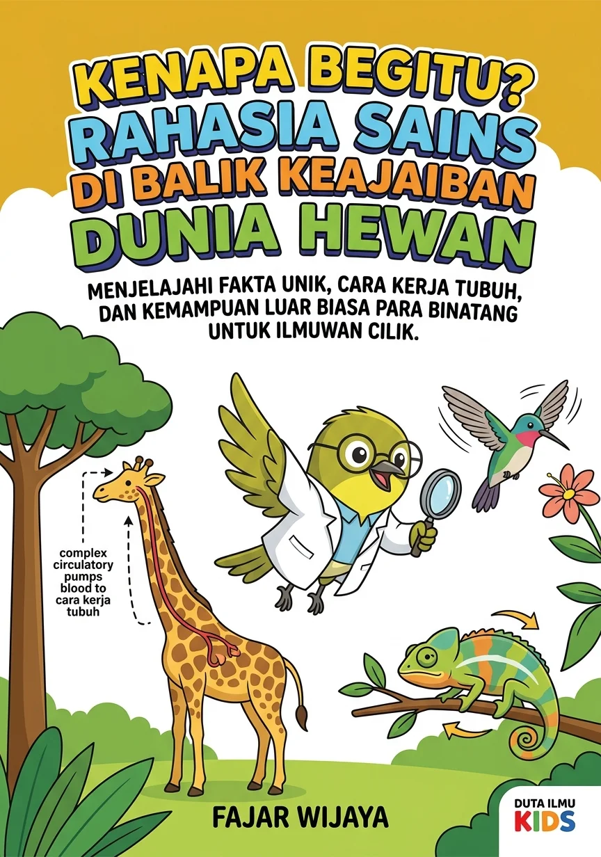 KENAPA BEGITU? RAHASIA SAINS DI BALIK KEAJAIBAN DUNIA HEWAN - Menjelajahi fakta unik, cara kerja tubuh, dan kemampuan luar biasa para binatang untuk ilmuwan cilik