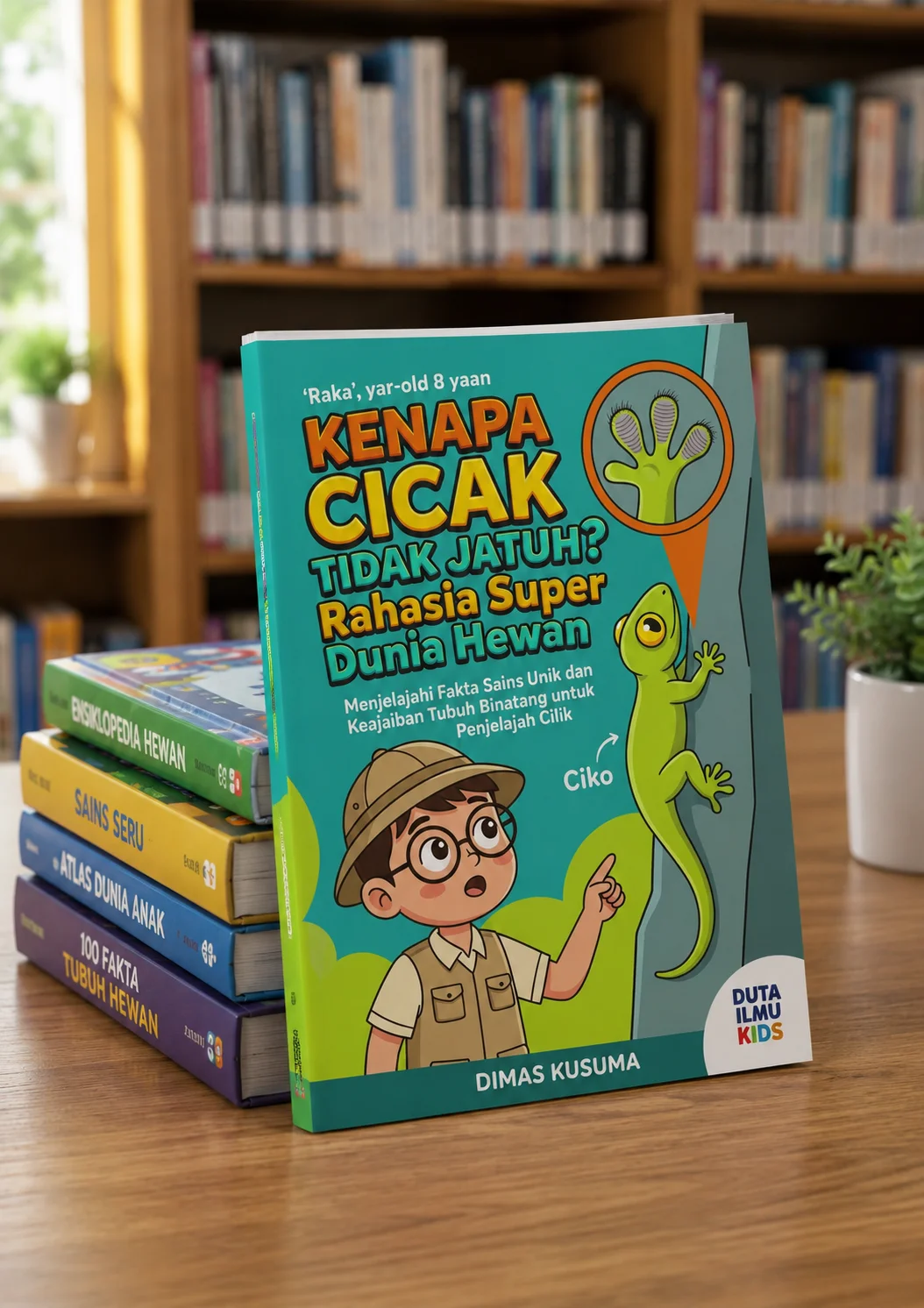 KENAPA CICAK TIDAK JATUH? RAHASIA SUPER DUNIA HEWAN - Menjelajahi Fakta Sains Unik dan Keajaiban Tubuh Binatang untuk Penjelajah Cilik preview 3
