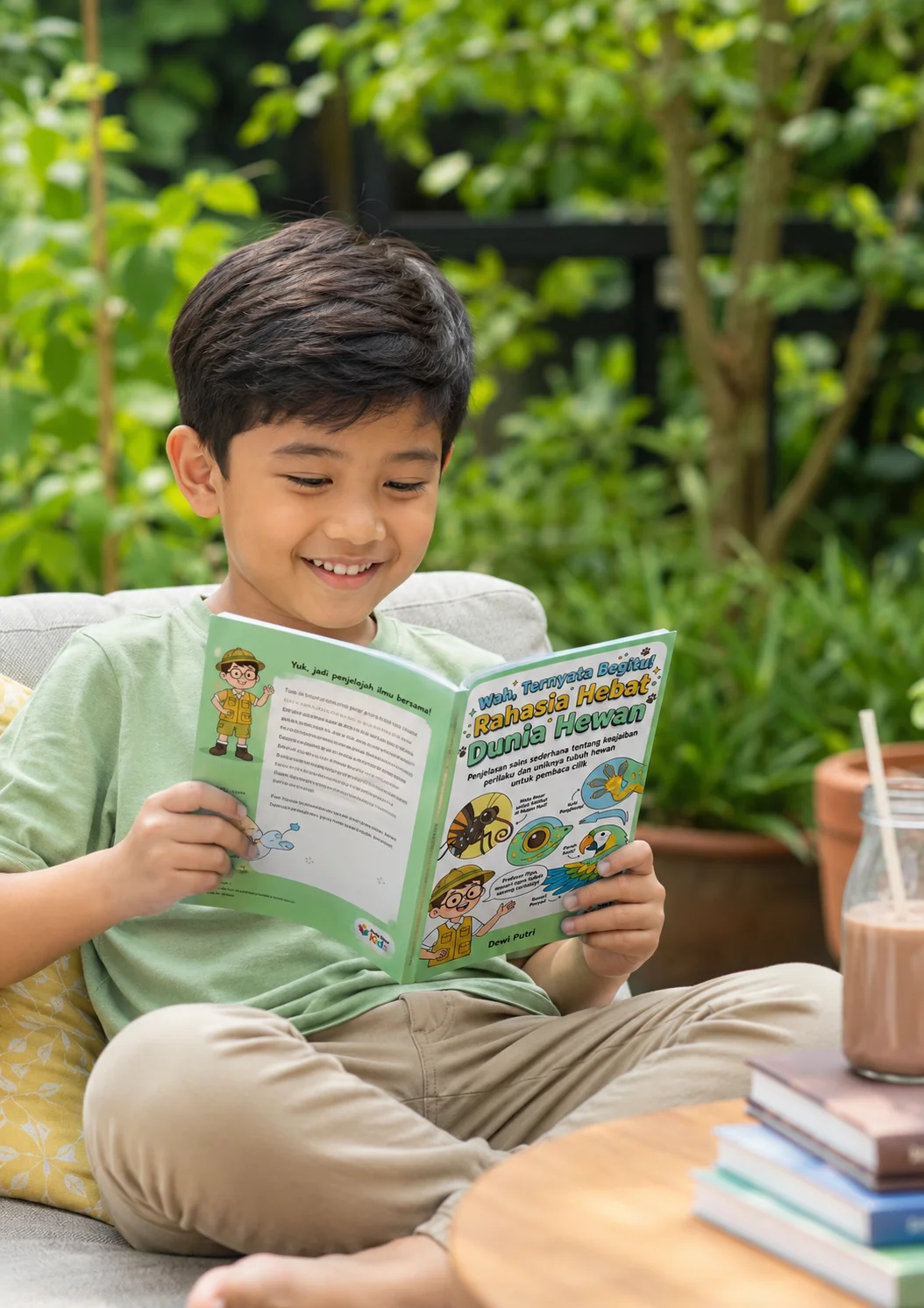 WAH, TERNYATA BEGITU! RAHASIA HEBAT DUNIA HEWAN - Penjelasan Sains Sederhana Tentang Keajaiban Perilaku dan Uniknya Tubuh Hewan Untuk Pembaca Cilik preview 2