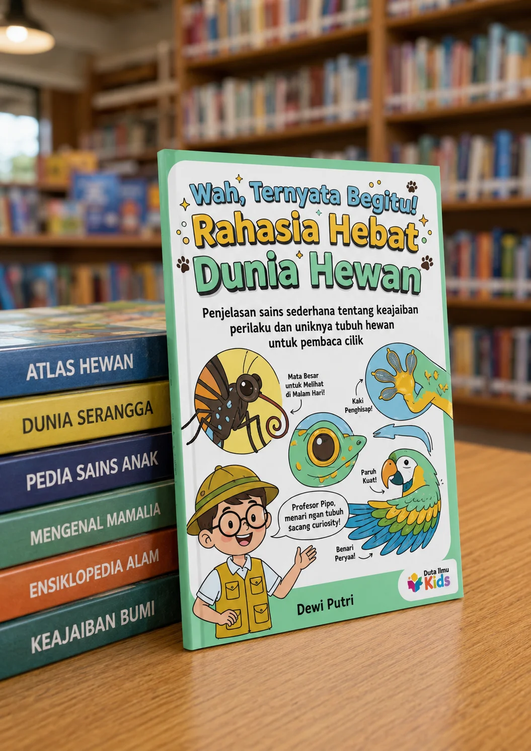 WAH, TERNYATA BEGITU! RAHASIA HEBAT DUNIA HEWAN - Penjelasan Sains Sederhana Tentang Keajaiban Perilaku dan Uniknya Tubuh Hewan Untuk Pembaca Cilik preview 3