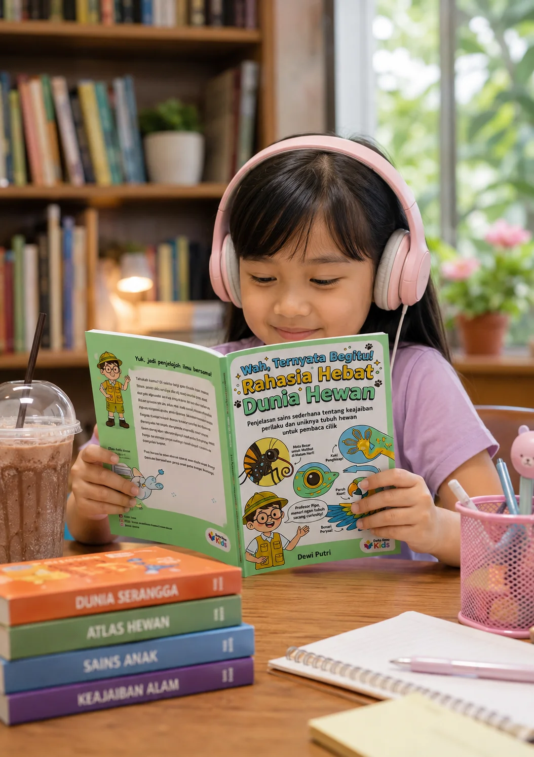 WAH, TERNYATA BEGITU! RAHASIA HEBAT DUNIA HEWAN - Penjelasan Sains Sederhana Tentang Keajaiban Perilaku dan Uniknya Tubuh Hewan Untuk Pembaca Cilik preview 4