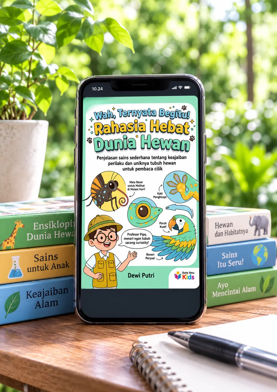 WAH, TERNYATA BEGITU! RAHASIA HEBAT DUNIA HEWAN - Penjelasan Sains Sederhana Tentang Keajaiban Perilaku dan Uniknya Tubuh Hewan Untuk Pembaca Cilik preview 5