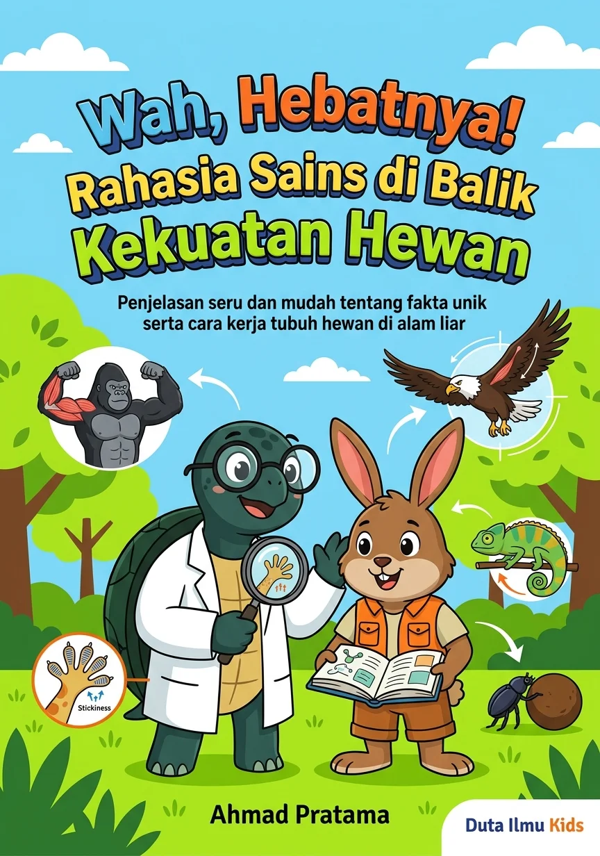 WAH, HEBATNYA! RAHASIA SAINS DI BALIK KEKUATAN HEWAN - Penjelasan Seru dan Mudah Tentang Fakta Unik Serta Cara Kerja Tubuh Hewan di Alam Liar