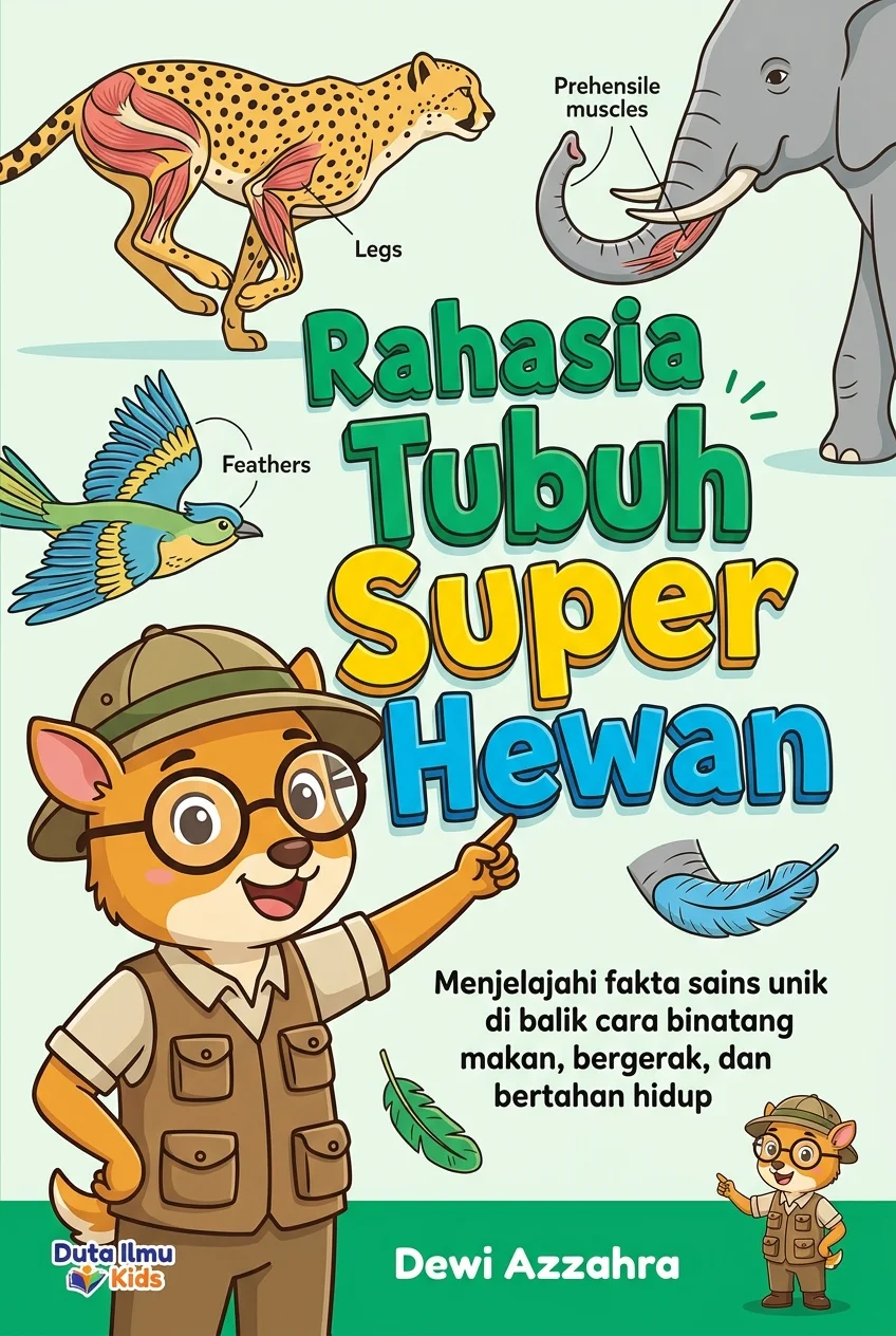 RAHASIA TUBUH SUPER HEWAN - Menjelajahi Fakta Sains Unik di Balik Cara Binatang makan, Bergerak dan Bertahan Hidup