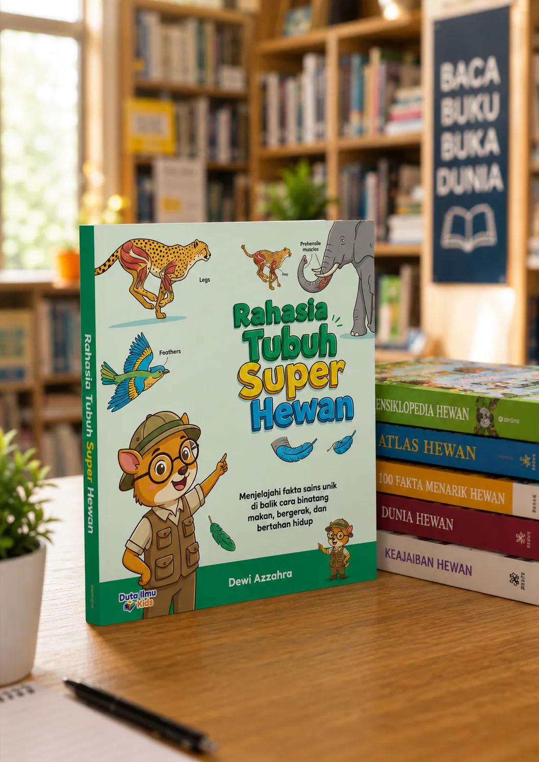 RAHASIA TUBUH SUPER HEWAN - Menjelajahi Fakta Sains Unik di Balik Cara Binatang makan, Bergerak dan Bertahan Hidup preview 3