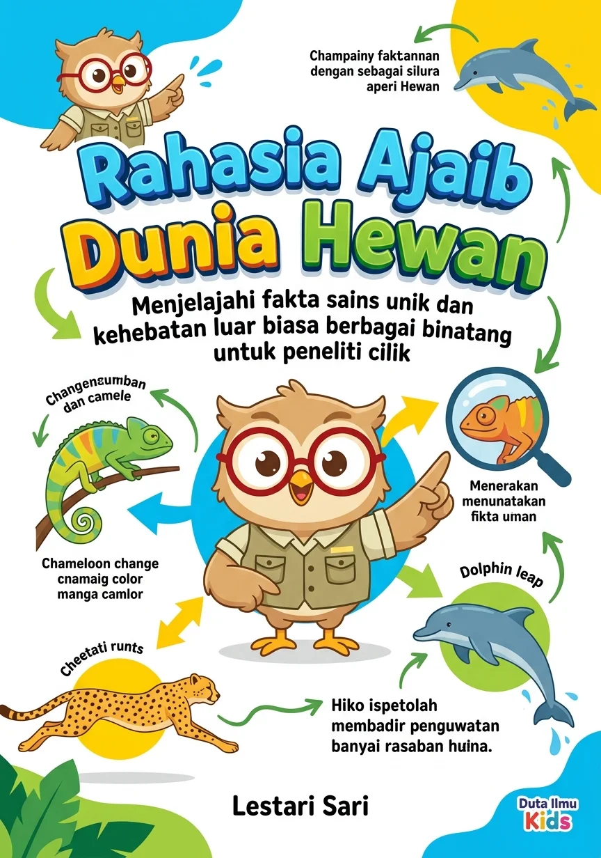 RAHASIA AJAIB DUNIA HEWAN - Menjelajahi Fakta Sains Unik dan Kehebatan Luar Biasa Berbagai Binatang Untuk Peneliti Cilik