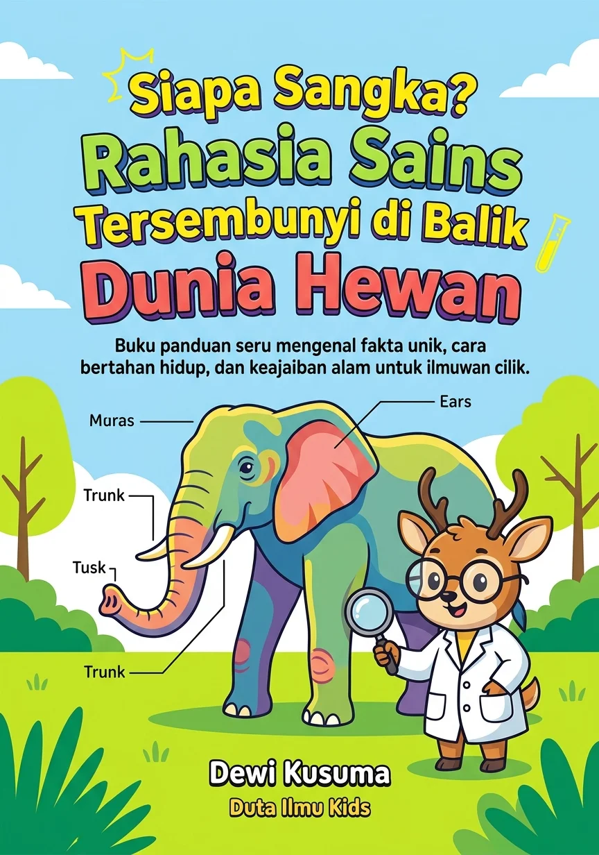 SIAPA SANGKA? RAHASIA SAINS TERSEMBUNYI DI BALIK DUNIA HEWAN - Buku Panduan Seru Mengenal Fakta Unik, Cara Bertahan Hidup, dan Keajaiban Alam Untuk Ilmuan Cilik