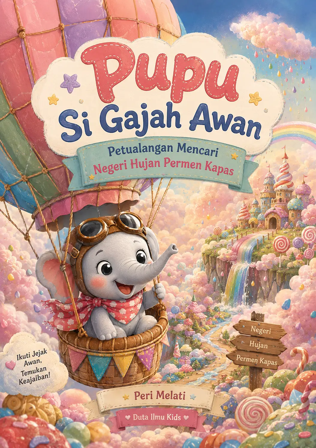 PUPU SI GAJAH AWAN- Petualangan Mencari Negeri Hujan Permen Kapas