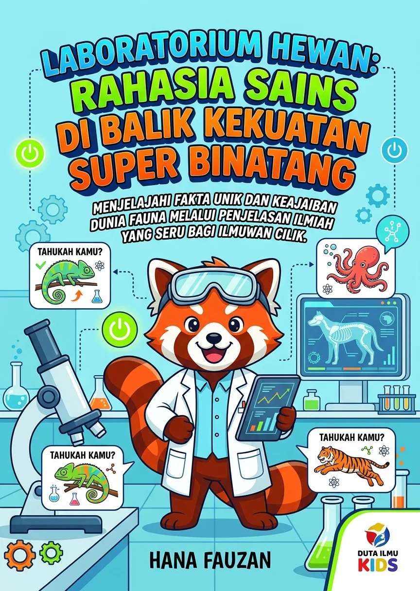 LABORATORIUM HEWAN: RAHASIA SAINS DI BALIK KEKUATAN SUPER BINATANG - Menjelajahi Fakta Unik dan keajaiban Dunia Fauna Melalui Penjelasan Ilmiah Yang seru Bagi ilmuan Cilik
