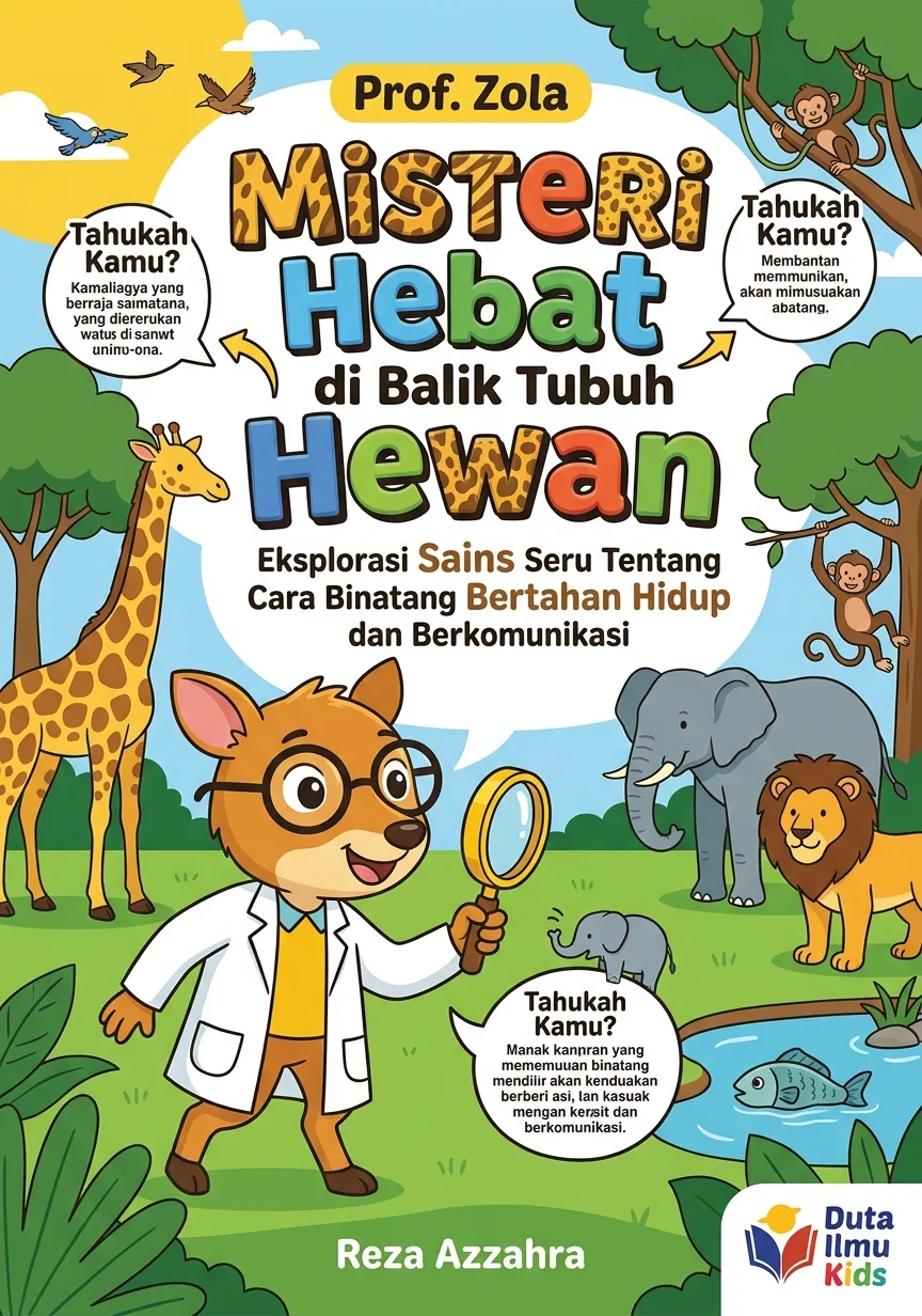 MISTERI HEBAT DI BALIK TUBUH HEWAN - Eksplorasi Sains Seru Tentang Cara Binatang Bertahan Hidup dan Berkomunikasi