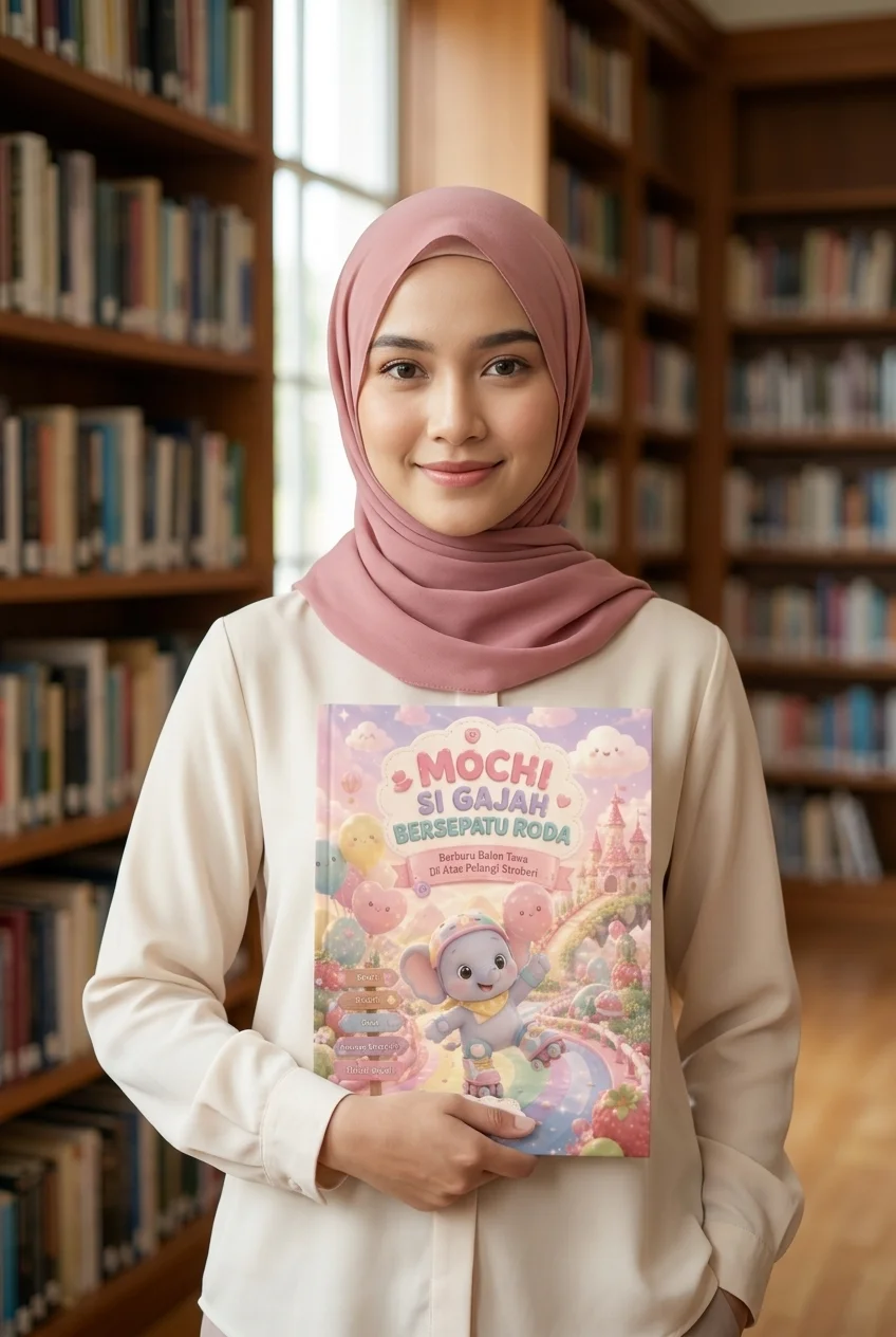 MOCHI SI GAJAH BERSEPATU RODA-Berburu Balon Tawa DI Atas Pelangi Stroberi preview 4