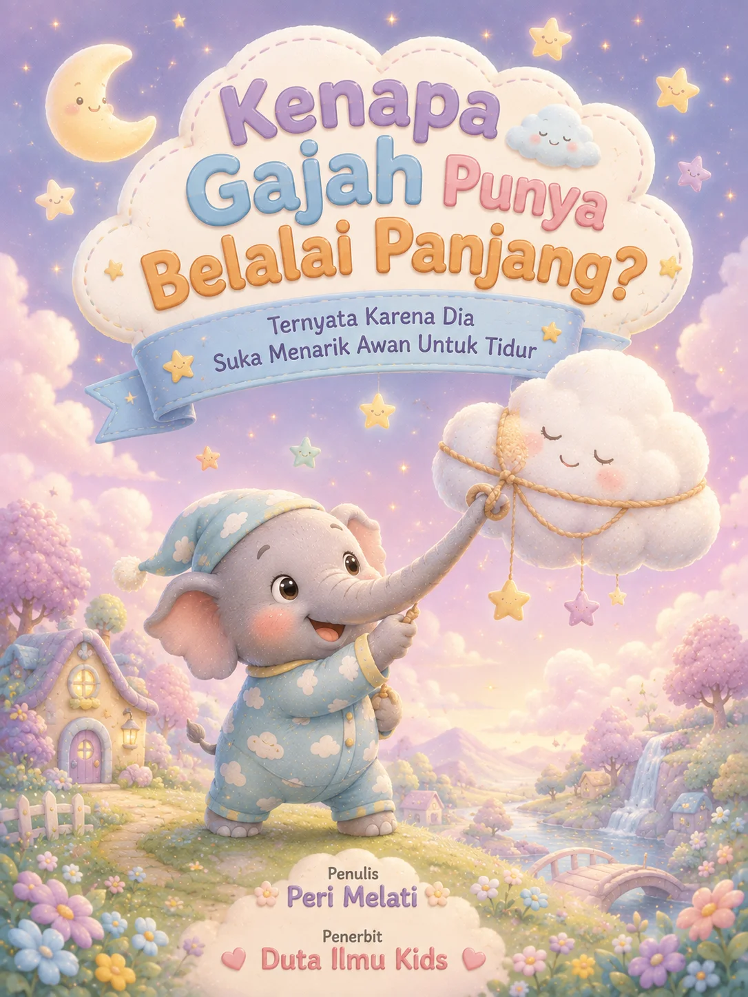 KENAPA GAJAH PUNYA BELALAI PANJANG-Ternyata Karena Dia Suka Menarik Awan Untuk Tidur