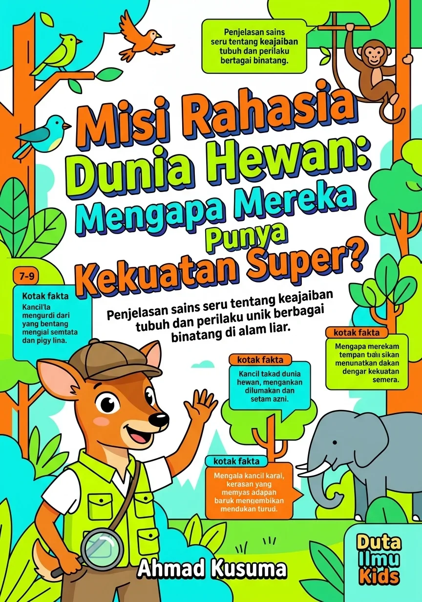 MISI RAHASIA DUNIA HEWAN: MENGAPA MEREKA PUNYA KEKUATAN SUPER? - Penjelasan sains seru tentang keajaiban tubuh dan perilaku unik berbagai binatang di alam liar