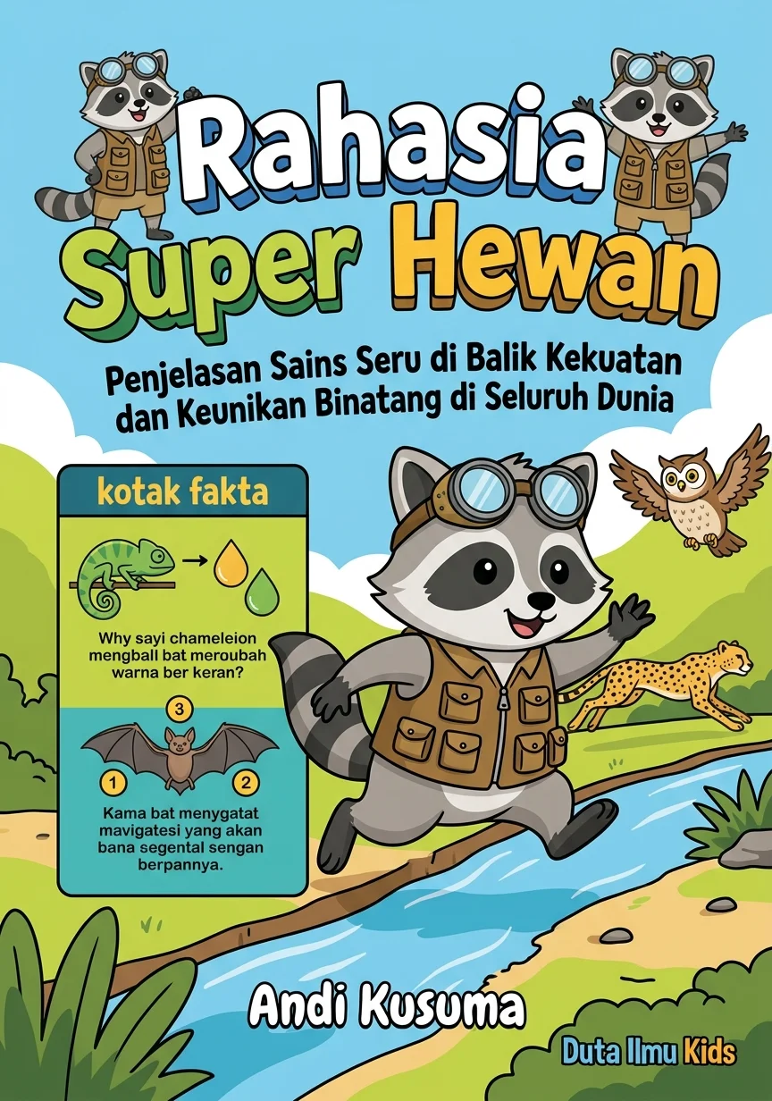 RAHASIA SUPER HEWAN  - Penjelasan Sains Seru di Balik Kekuatan dan Keunikan Binatang di Seluruh Dunia