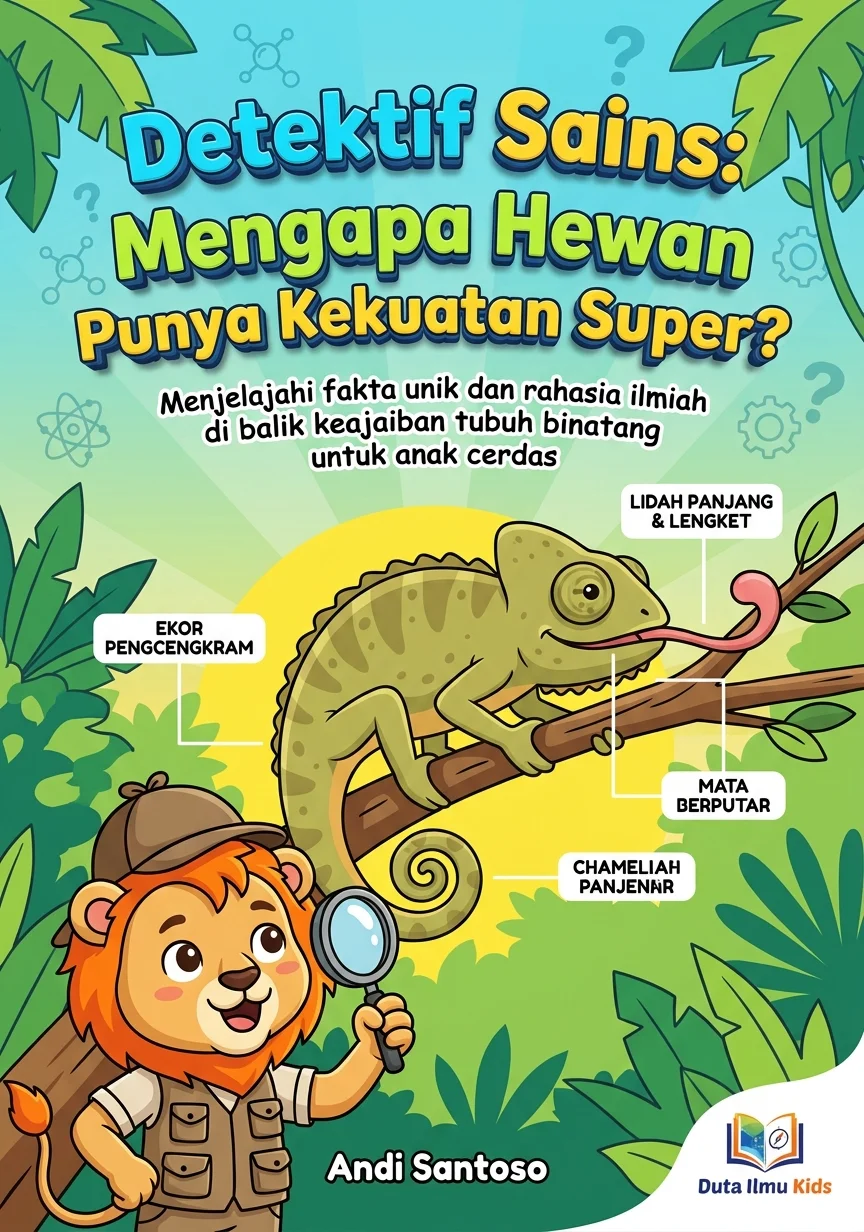 DETEKTIF SAINS: MENGAPA HEWAN PUNYA KEKUATAN SUPER? - Menjelajahi fakta unik dan rahasia ilmiah di balik keajaiban tubuh binatang untuk anak cerdas