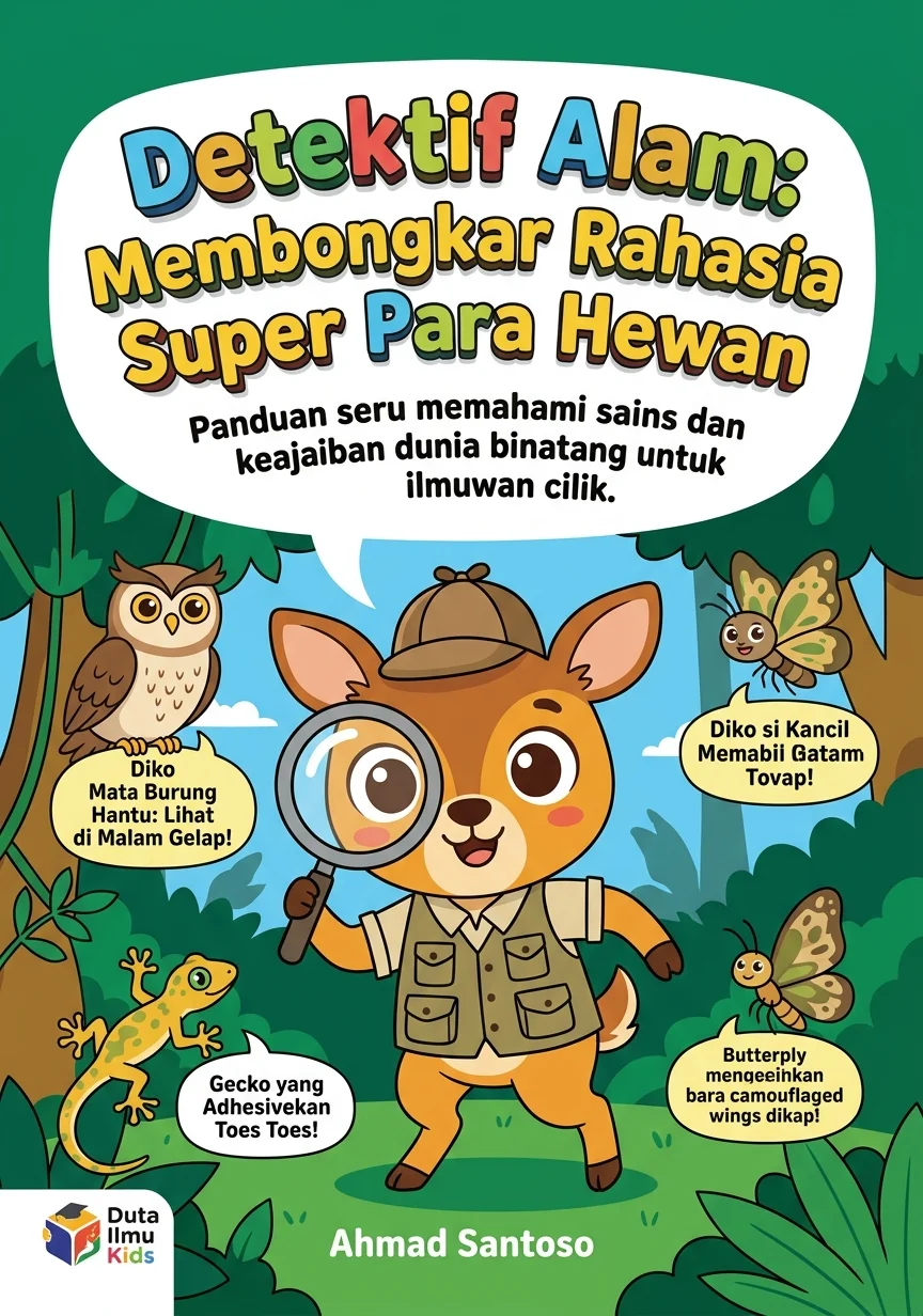 DETEKTIF ALAM: MEMBONGKAR RAHASIA SUPER PARA HEWAN - Panduan seru memahami sains dan keajaiban dunia binatang untuk ilmuwan cilik.