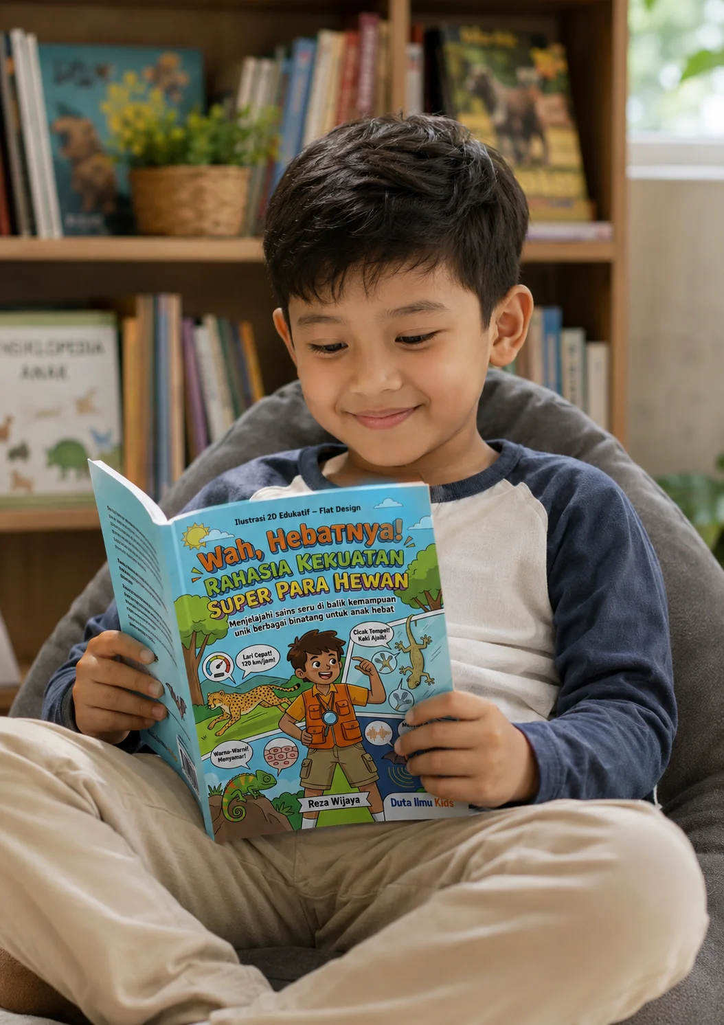 WAH, HEBATNYA! RAHASIA KEKUATAN SUPER PARA HEWAN - Menjelajahi sains seru di balik kemampuan unik berbagai binatang untuk anak hebat preview 2