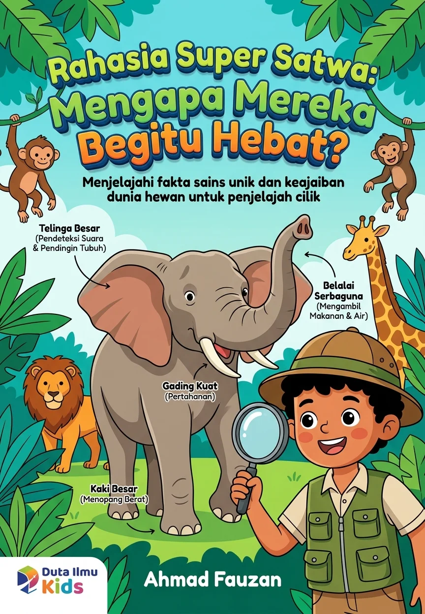 RAHASIA SUPER SATWA: MENGAPA MEREKA BEGITU HEBAT? - Menjelajahi fakta sains unik dan keajaiban dunia hewan untuk penjelajah cilik.
