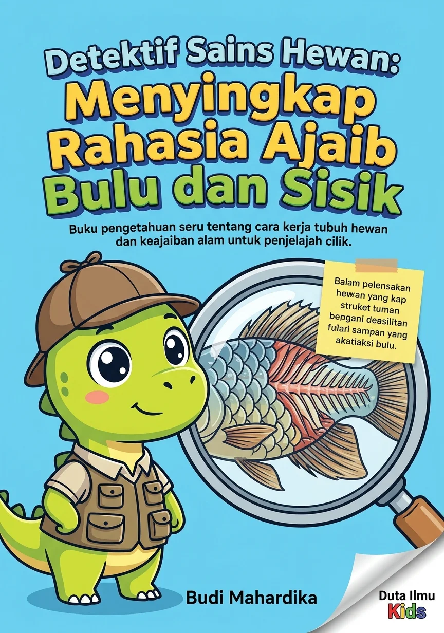 DETEKTIF SAINS HEWAN: MENYINGKAP RAHASIA AJAIB DI BALIK BULU DAN SISIK - Buku pengetahuan seru tentang cara kerja tubuh hewan dan keajaiban alam untuk penjelajah cilik