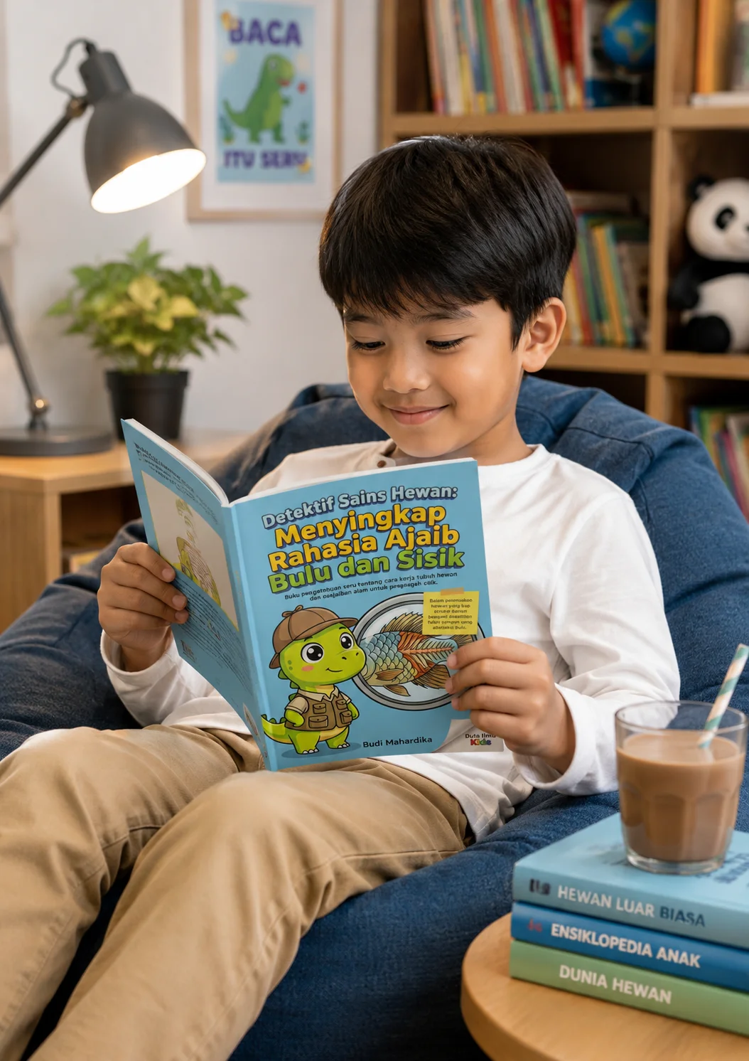 DETEKTIF SAINS HEWAN: MENYINGKAP RAHASIA AJAIB DI BALIK BULU DAN SISIK - Buku pengetahuan seru tentang cara kerja tubuh hewan dan keajaiban alam untuk penjelajah cilik preview 2