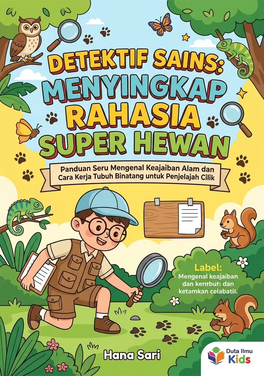 DETEKTIF SAINS: MENYINGKAP RAHASIA SUPER HEWAN - Panduan Seru Mengenal Keajaiban Alam dan Cara Kerja Tubuh Binatang untuk Penjelajah Cilik
