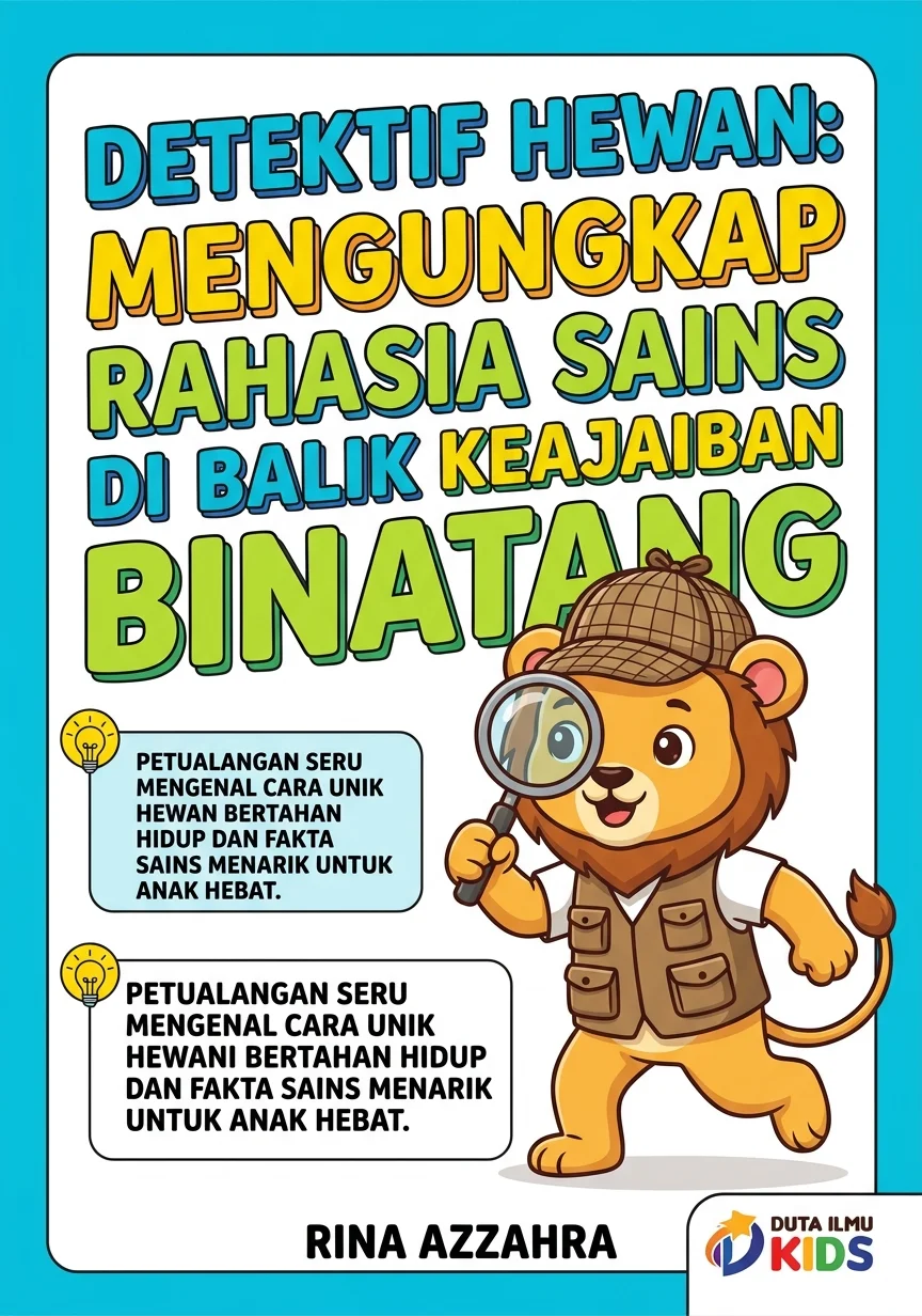 DETEKTIF HEWAN: MENGUNGKAP RAHASIA SAINS DI BALIK KEAJAIBAN BINATANG - Petualangan seru mengenal cara unik hewan bertahan hidup dan fakta sains menarik untuk anak hebat