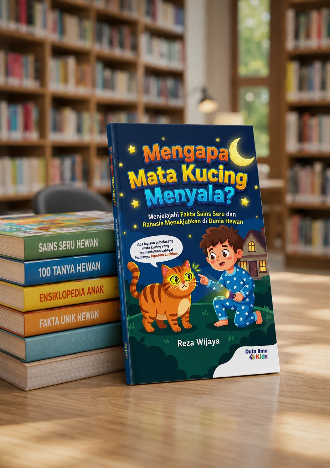 MENGAPA MATA KUCING MENYALA? - Menjelajahi Fakta Sains Seru dan Rahasia Menakjubkan di Dunia Hewan preview 3