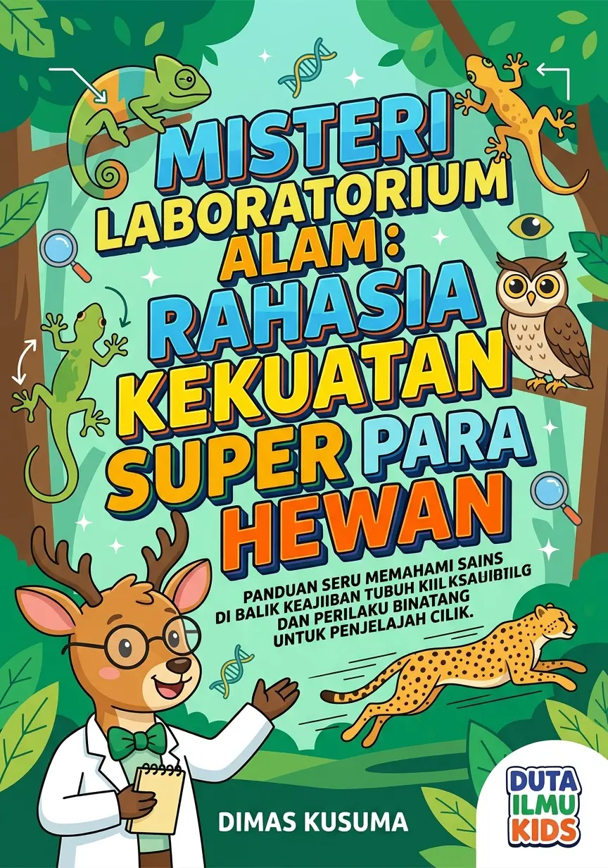 MISTERI LABORATORIUM ALAM: RAHASIA KEKUATAN SUPER PARA HEWAN - Panduan seru memahami sains di balik keajaiban tubuh dan perilaku binatang untuk penjelajah cilik