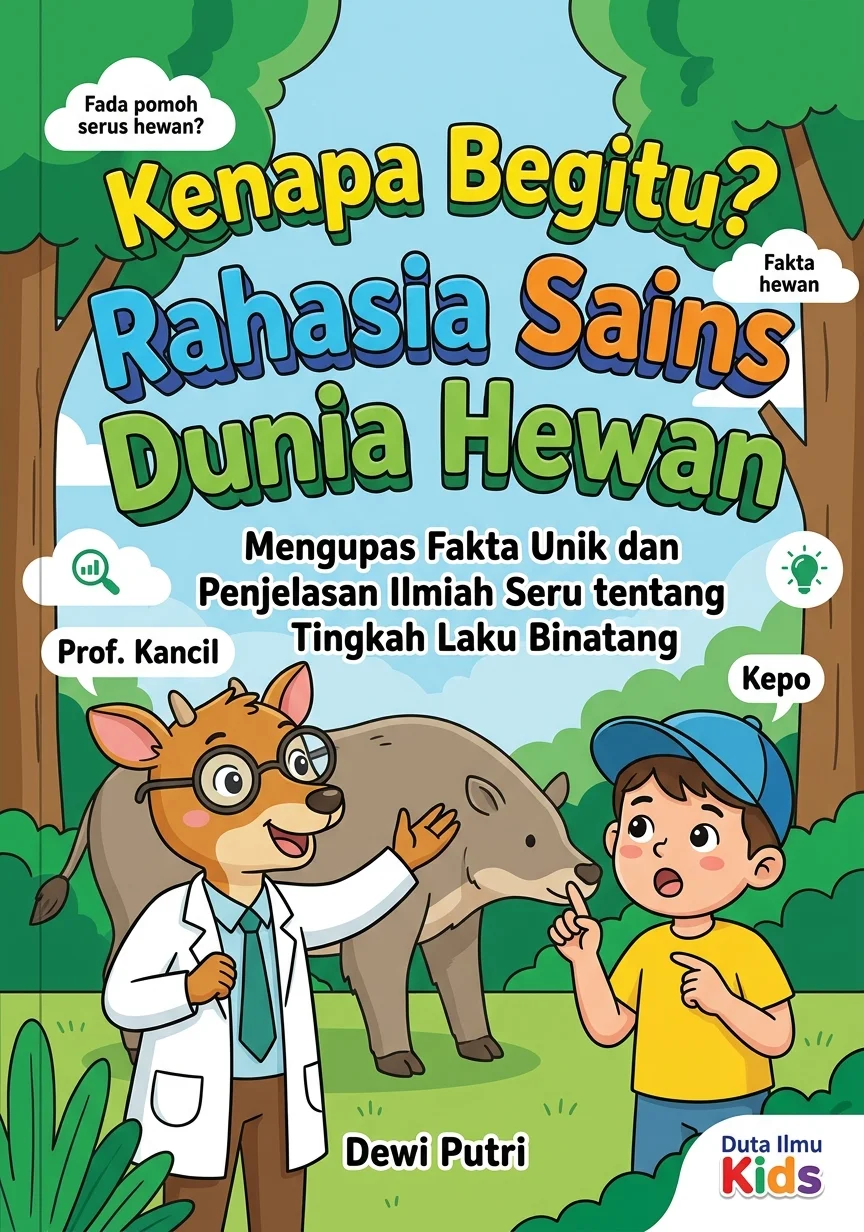 KENAPA BEGITU? RAHASIA SAINS DUNIA HEWAN - Mengupas Fakta Unik dan Penjelasan Ilmiah Seru tentang Tingkah Laku Binatang