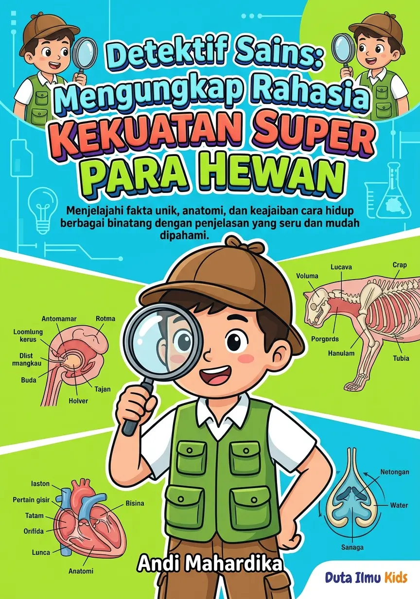 DETEKTIF SAINS: MENGUNGKAP RAHASIA KEKUATAN SUPER PARA HEWAN - Menjelajahi fakta unik, anatomi, dan keajaiban cara hidup berbagai binatang dengan penjelasan yang seru dan mudah dipahami