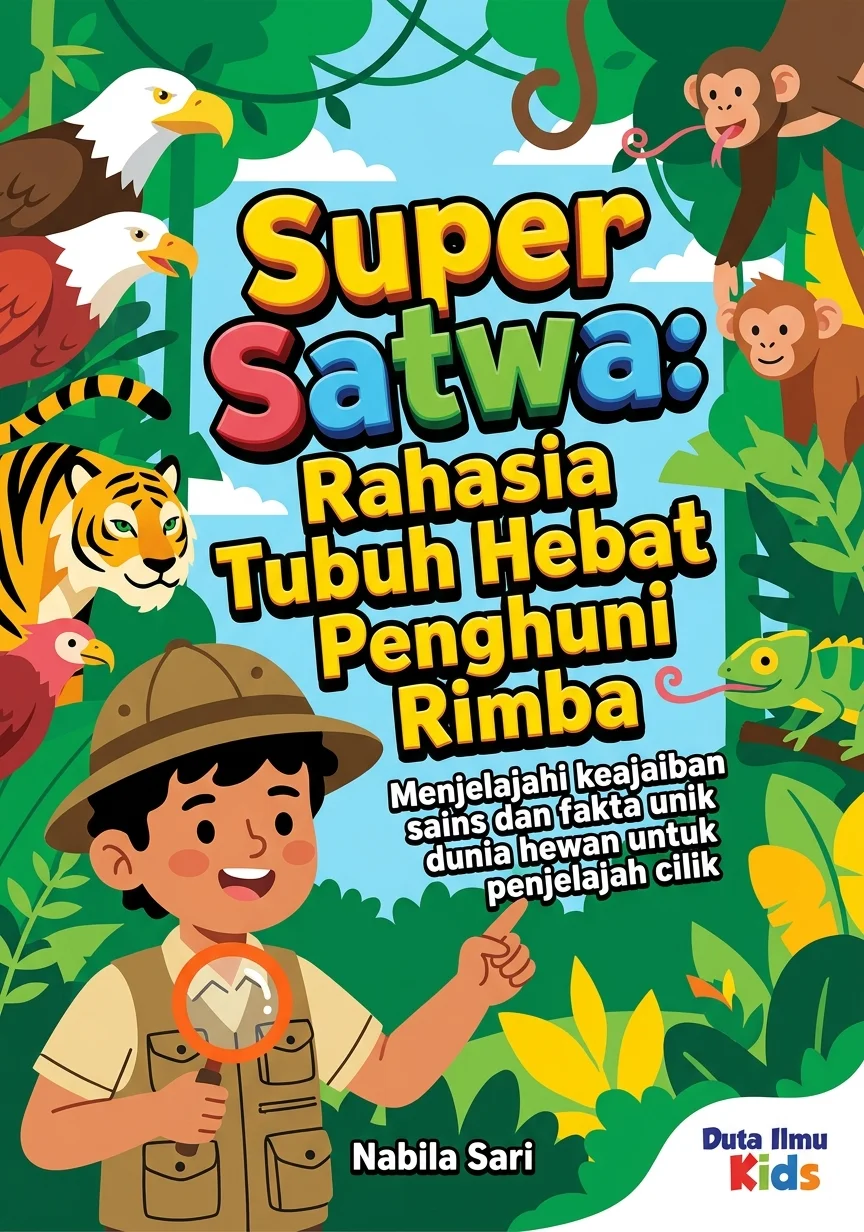SUPER SATWA: RAHASIA TUBUH HEBAT PENGHUNI RIMBA - Menjelajahi keajaiban sains dan fakta unik dunia hewan untuk penjelajah cilik