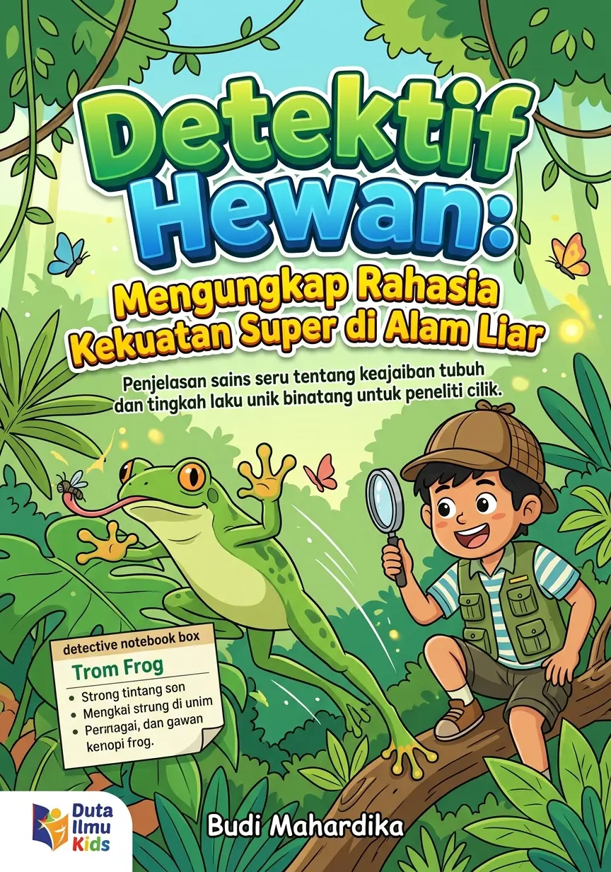 DETEKTIF HEWAN: MENGUNGKAP RAHASIA KEKUATAN SUPER DI ALAM LIAR - Penjelasan sains seru tentang keajaiban tubuh dan tingkah laku unik binatang untuk peneliti cilik