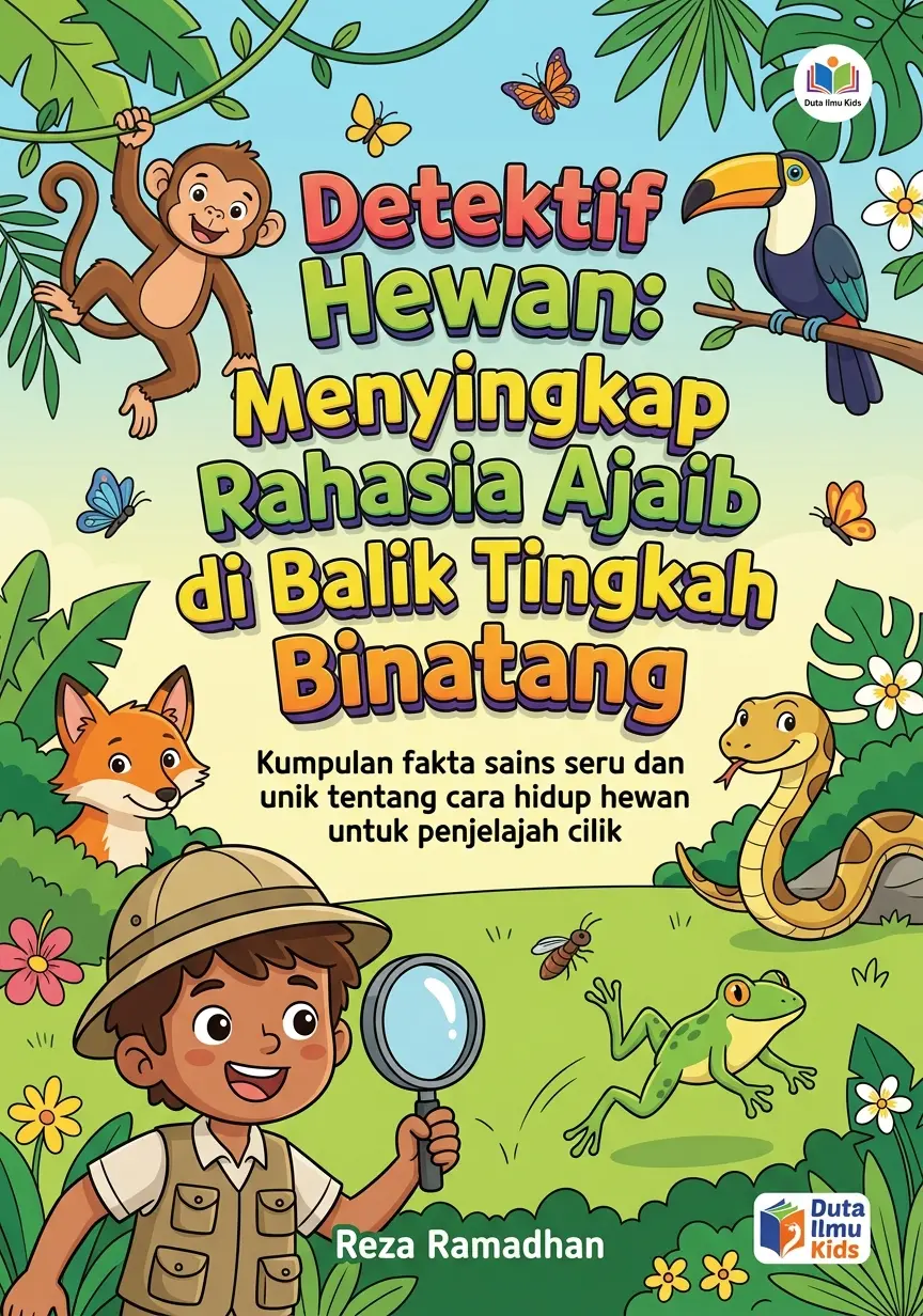 DETEKTIF HEWAN: MENYINGKAP RAHASIA AJAIB DI BALIK TINGKAH BINATANG - Kumpulan fakta sains seru dan unik tentang cara hidup hewan untuk penjelajah cilik