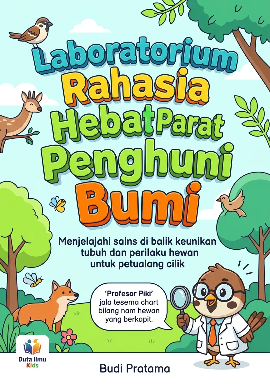 LABORATORIUM ALAM: RAHASIA HEBAT PARA PENGHUNI BUMI - Menjelajahi sains di balik keunikan tubuh dan perilaku hewan untuk petualang cilik