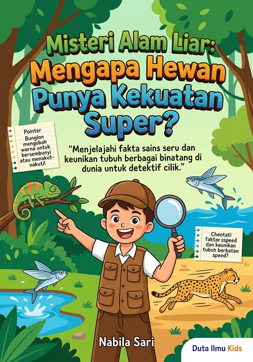 MISTERI ALAM LIAR: MENGAPA HEWAN PUNYA KEKUATAN SUPER? - Menjelajahi fakta sains seru dan keunikan tubuh berbagai binatang di dunia untuk detektif cilik