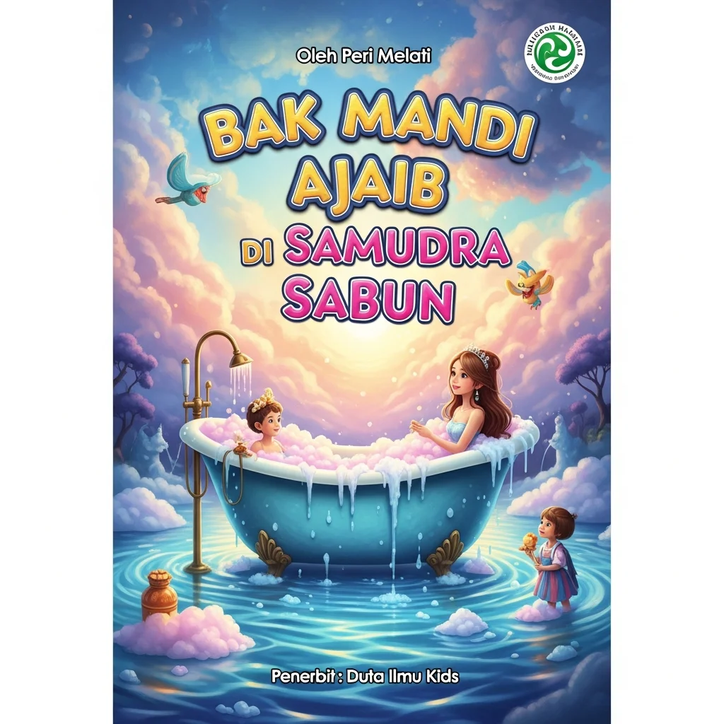 BAK MANDI AJAIB DI SAMUDRA SABUN-Petualangan Si Bebek Kuning Mencari Gelembung Raksasa
