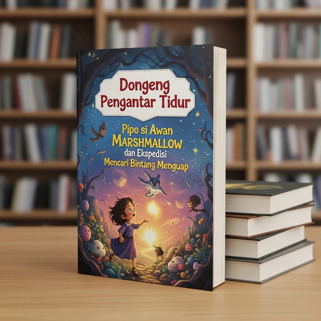 PIPO SI AWAN MARSHMALLOW DAN EKSPEDISI MENCARI BINTANG MENGUAP-Perjalanan Lembut Melintasi Langit Susu Menuju Gerbang Tidur Nyenyak preview 2