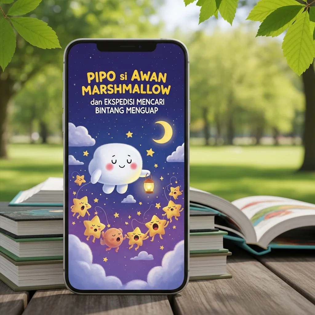 PIPO SI AWAN MARSHMALLOW DAN EKSPEDISI MENCARI BINTANG MENGUAP-Perjalanan Lembut Melintasi Langit Susu Menuju Gerbang Tidur Nyenyak preview 4
