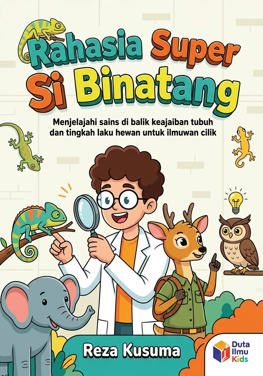 RAHASIA SUPER SI BINATANG - Menjelajahi sains di balik keajaiban tubuh dan tingkah laku hewan untuk ilmuwan cilik